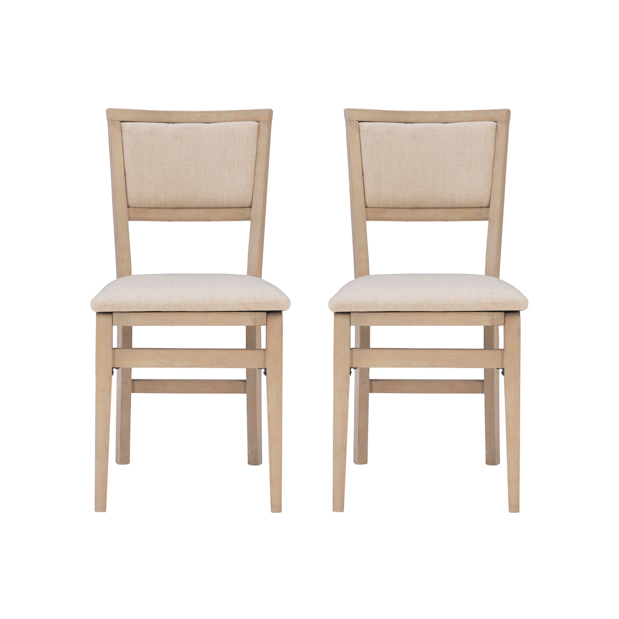 Keira Gray wash Padded Folding Chair