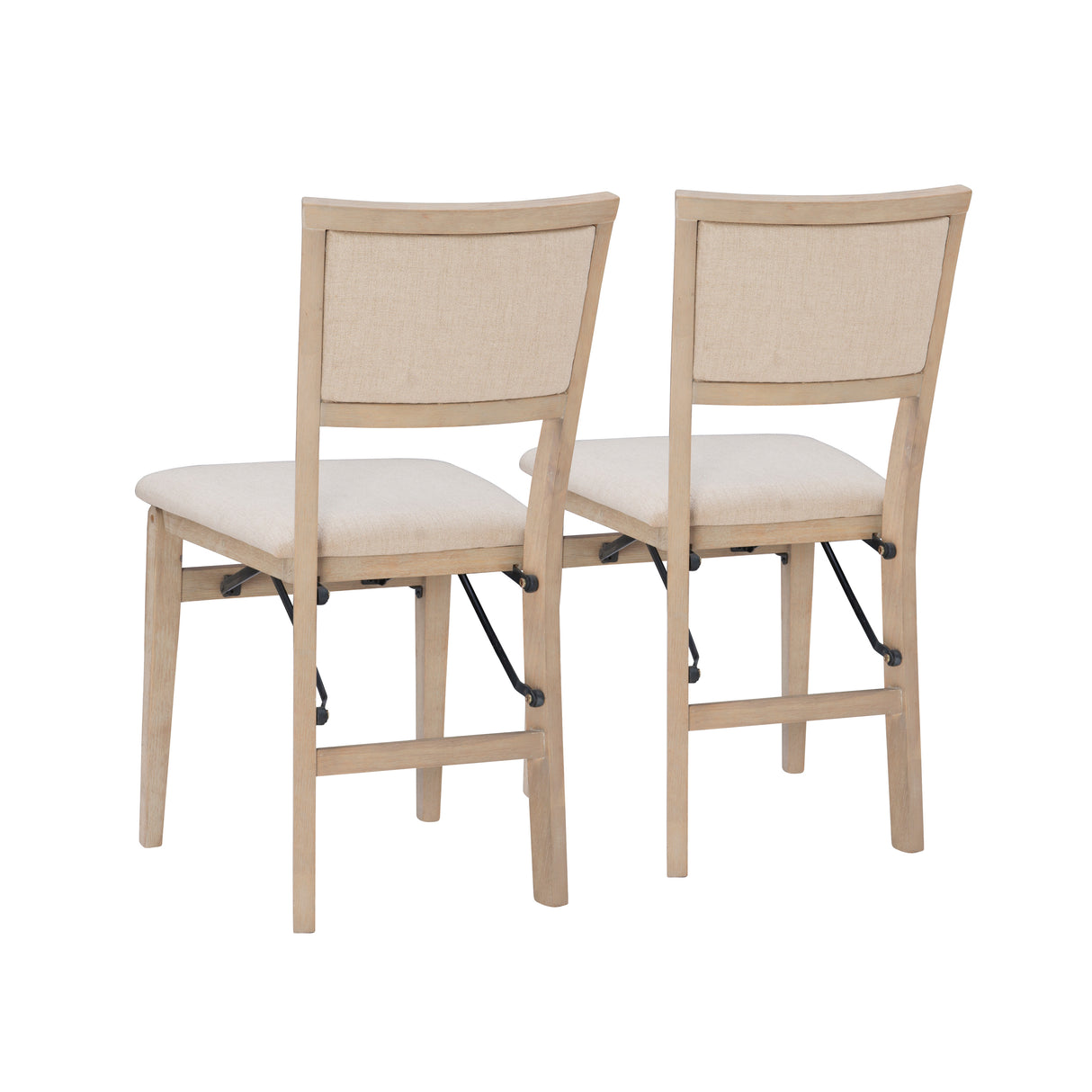Keira Gray wash Padded Folding Chair