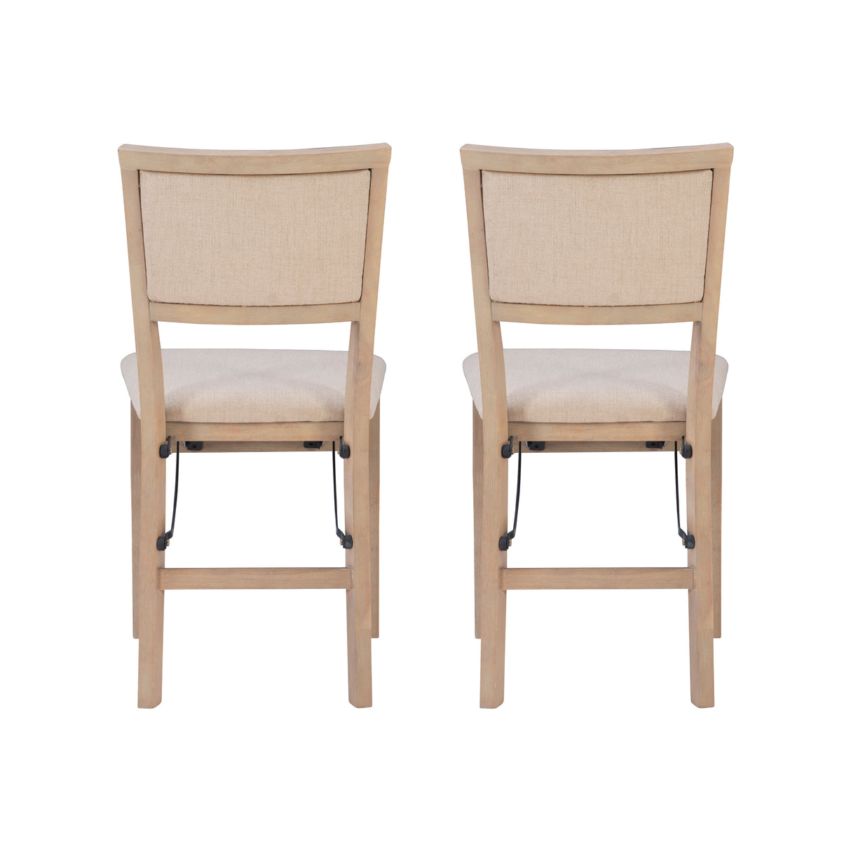 Keira Gray wash Padded Folding Chair