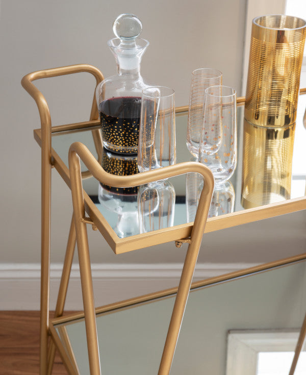 Ellie Metal Bar Cart