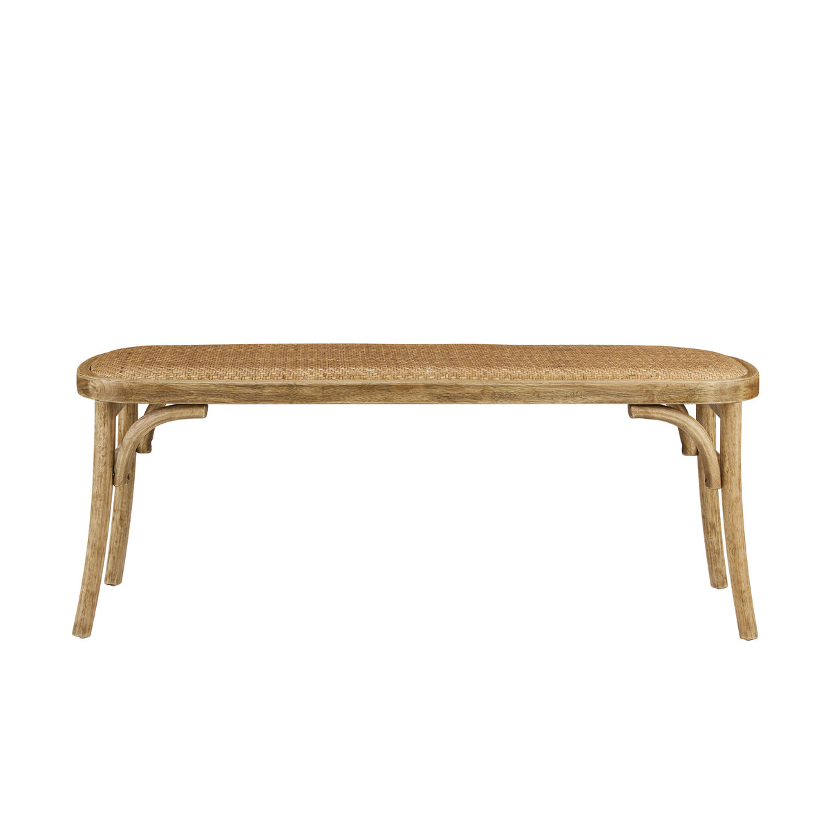 Hyde Brown Bentwood Bench