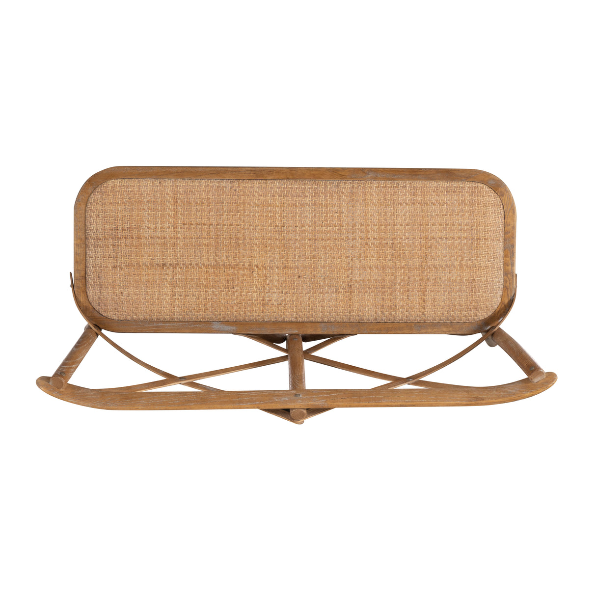 Hyde Brown Bentwood Xback Bench