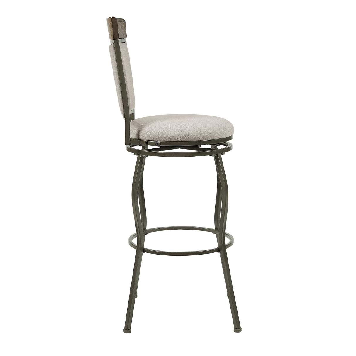 Essex Adjustable Pewter Stools (Set of 3)