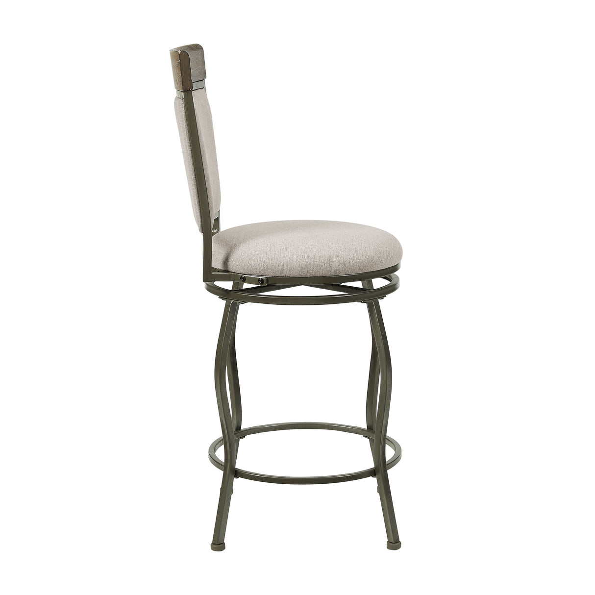 Essex Adjustable Pewter Stools (Set of 3)