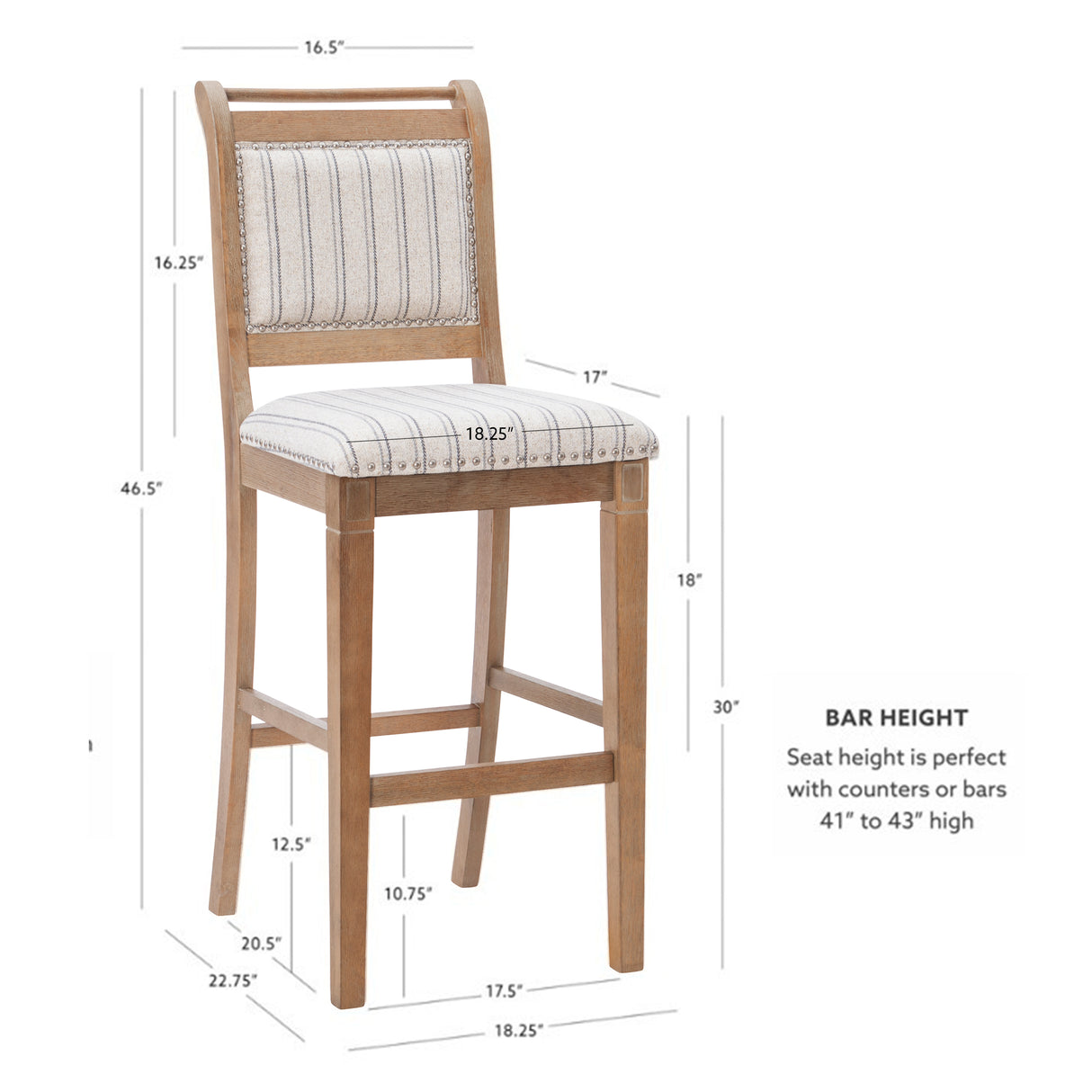 Emerson Upholstered Stool