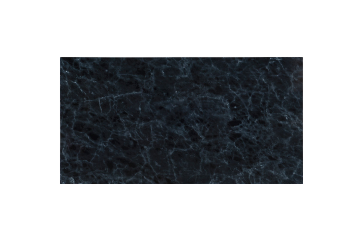 Lance Tavern Set Black With Faux Marble Top