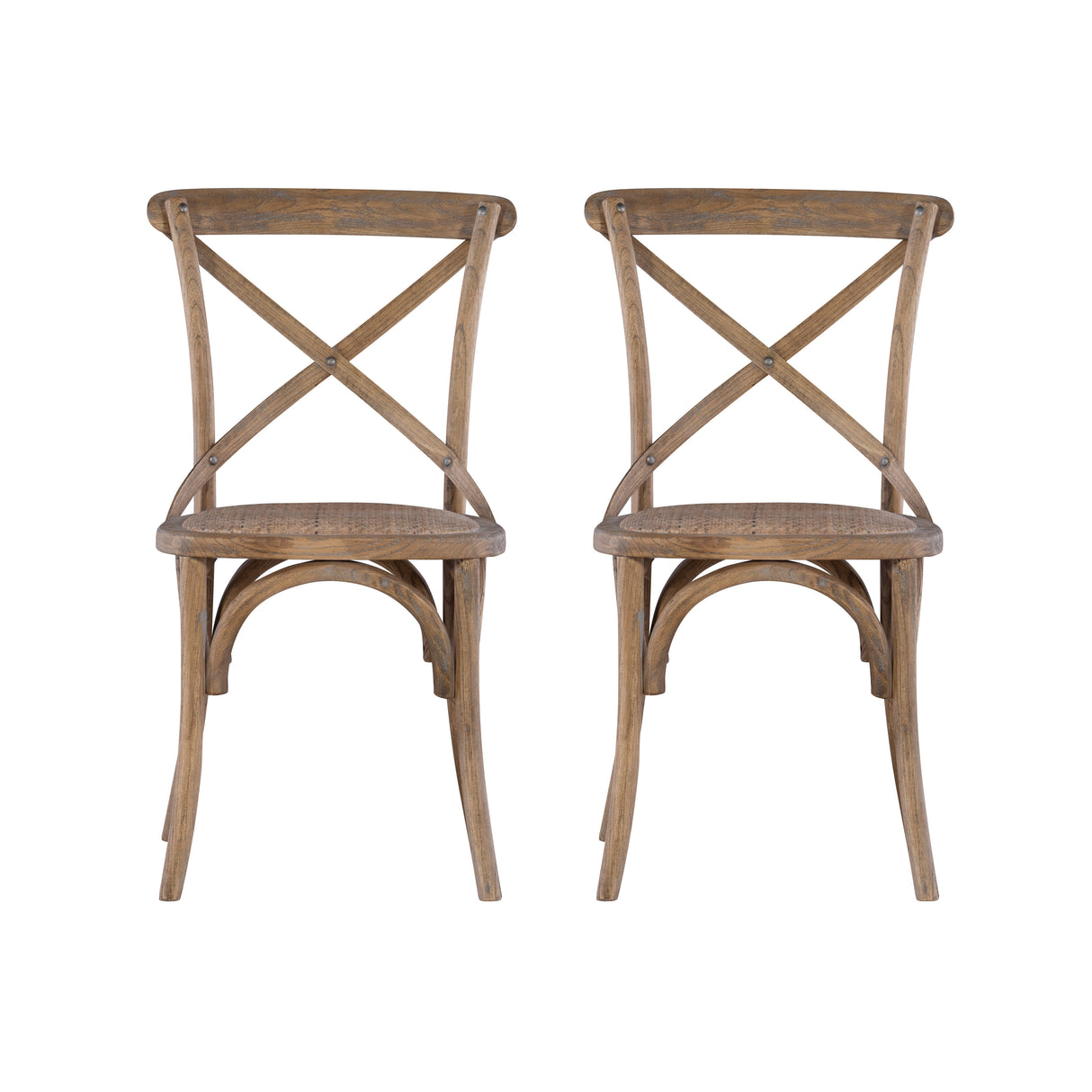 Hyde Gray Wash Bentwood Chair (Set of 2)