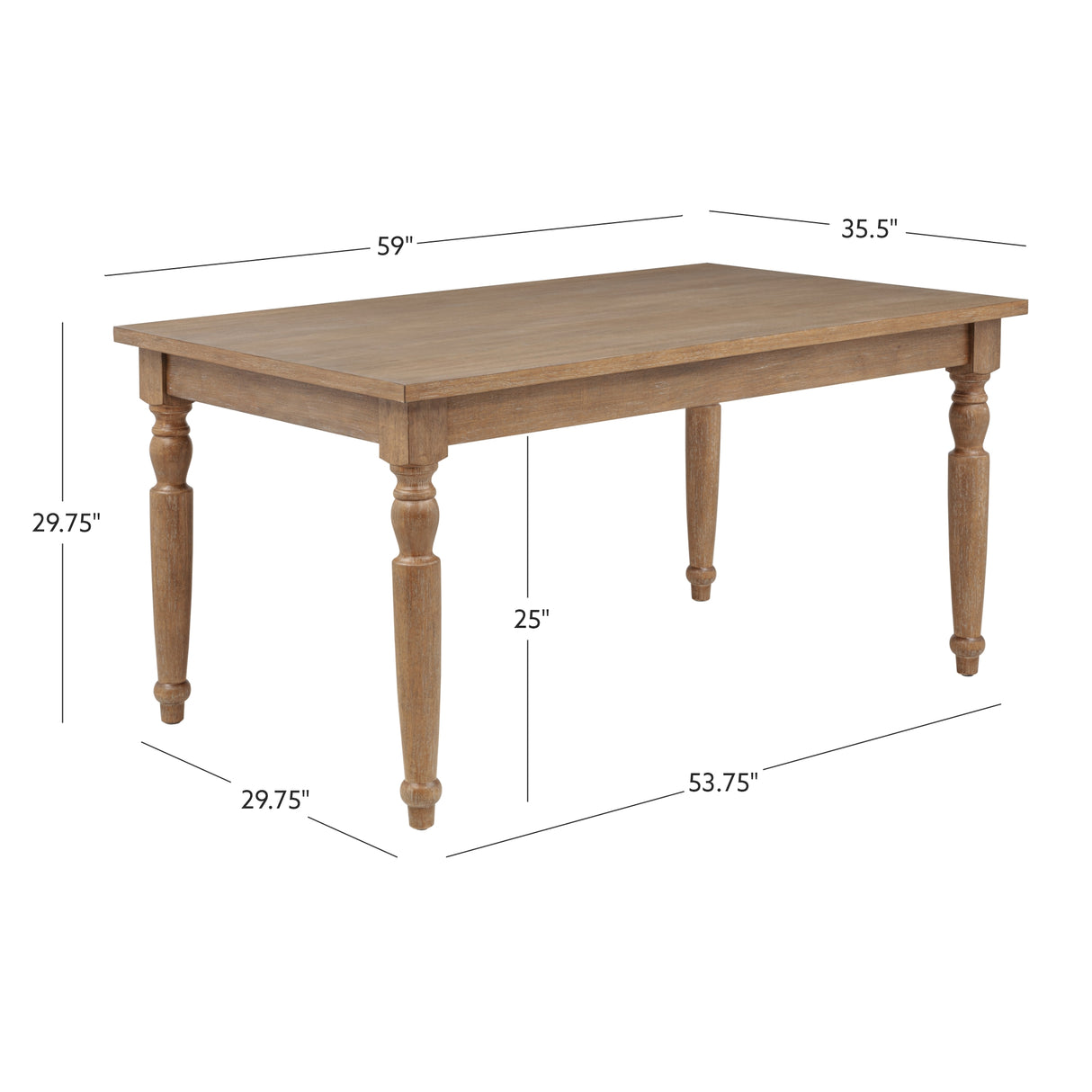 Shiraz Natural Dining Table
