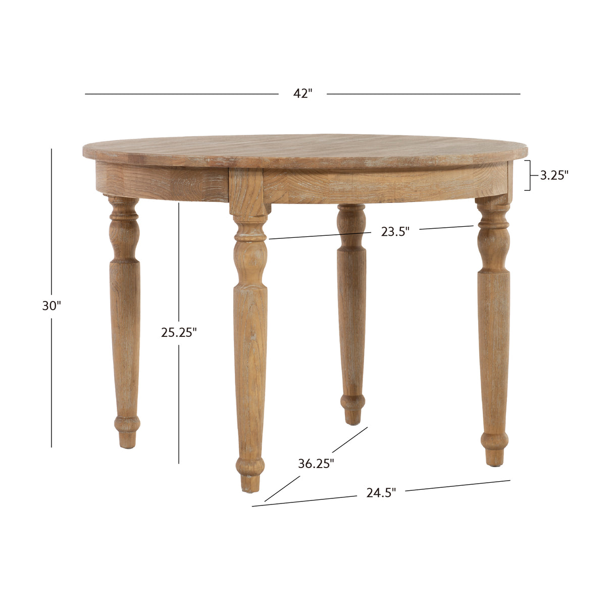 Shiraz Natural Dining Table