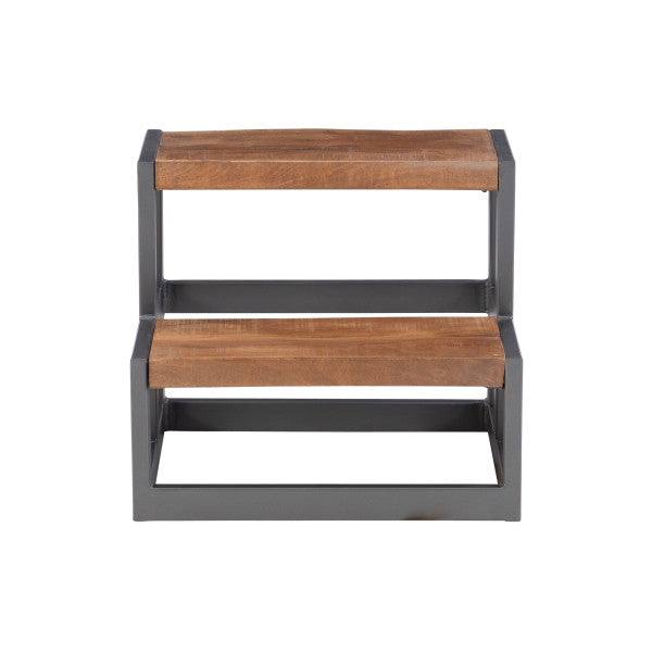 Bodie Wood And Metal Bed Steps