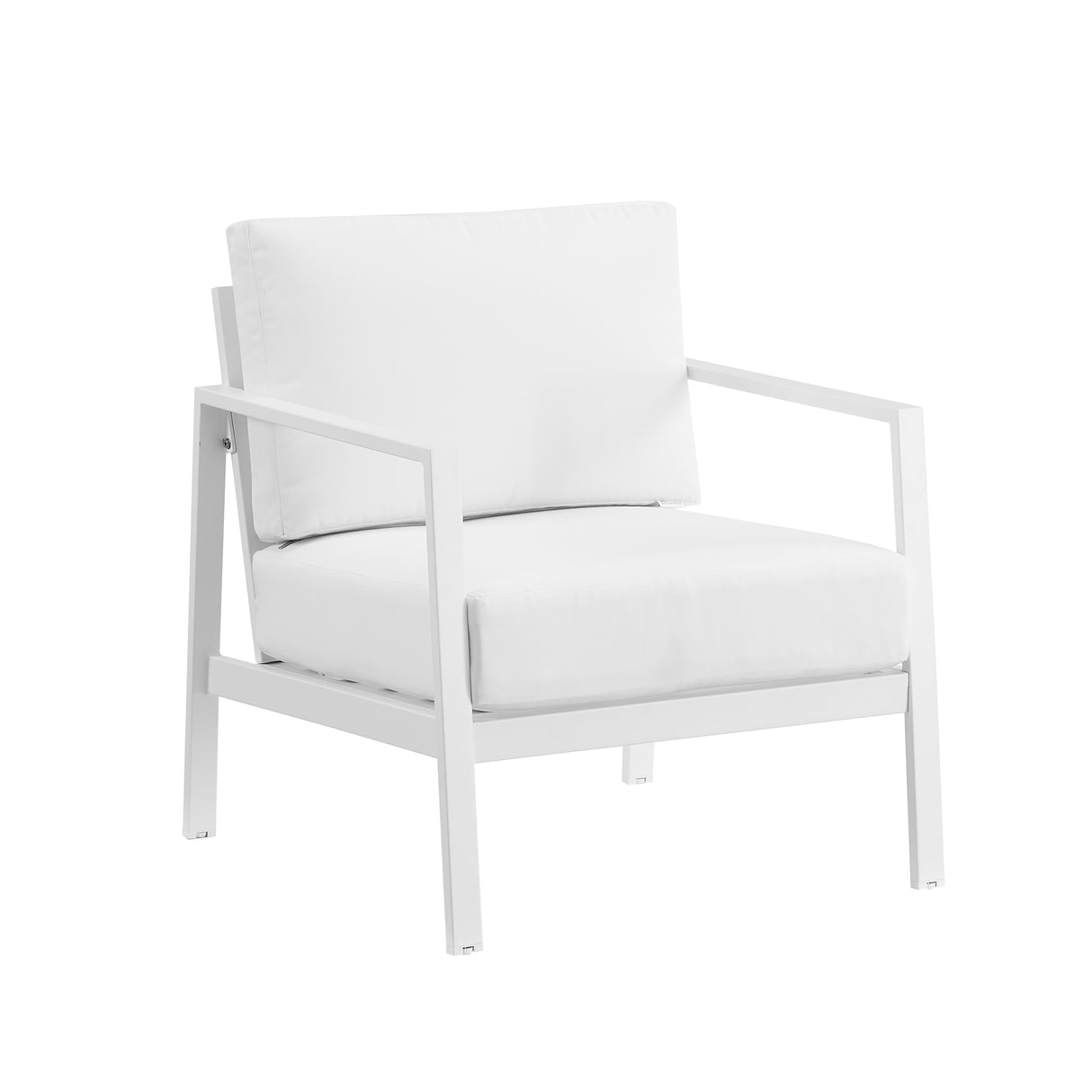 Alora Outdoor Aluminum Black Armchair