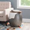 Dreyfus Drum Side Table With Storage