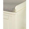 Shirley Antique White Storage Bench