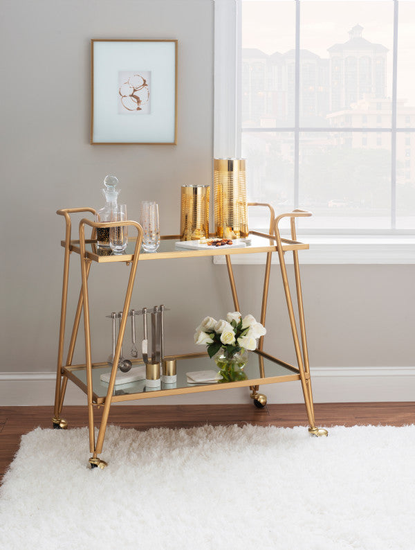 Ellie Metal Bar Cart