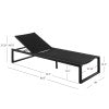 Alora Aluminum Chaise Lounge