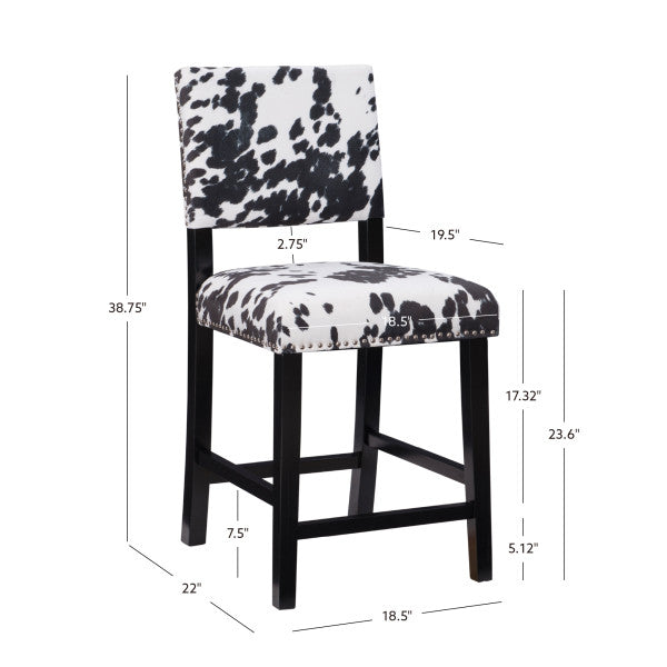 Corey Cow Print Stool