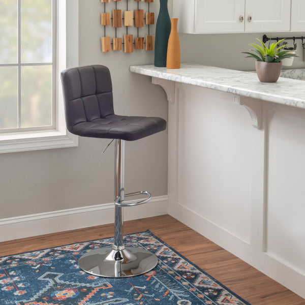 Brandt Faux Leather Bar Stool