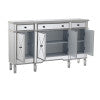 Milan Mirrored 3 Drawer 4 Door Console