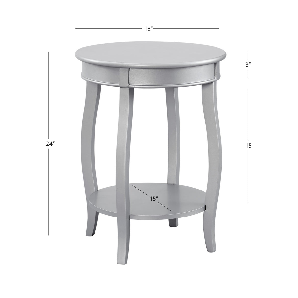Rainbow Round Side Table