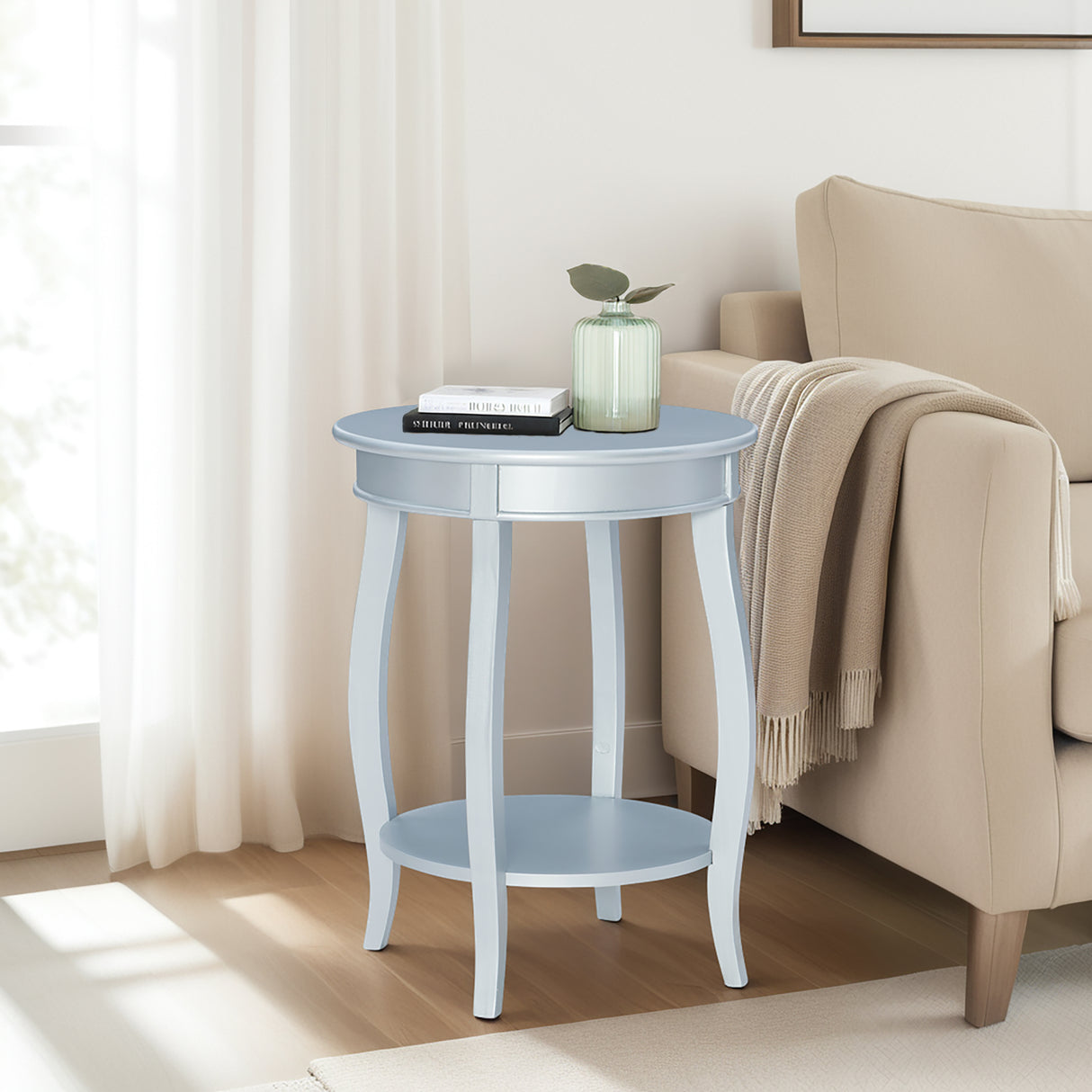 Rainbow Round Side Table