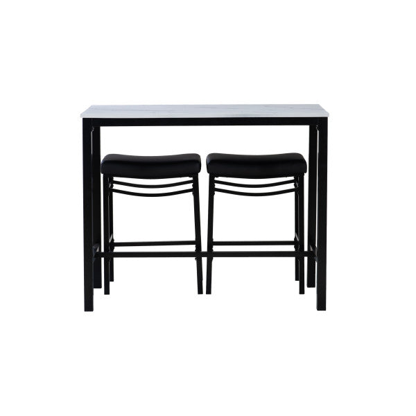 Betty Faux Marble 3 Piece Faux Leather Set