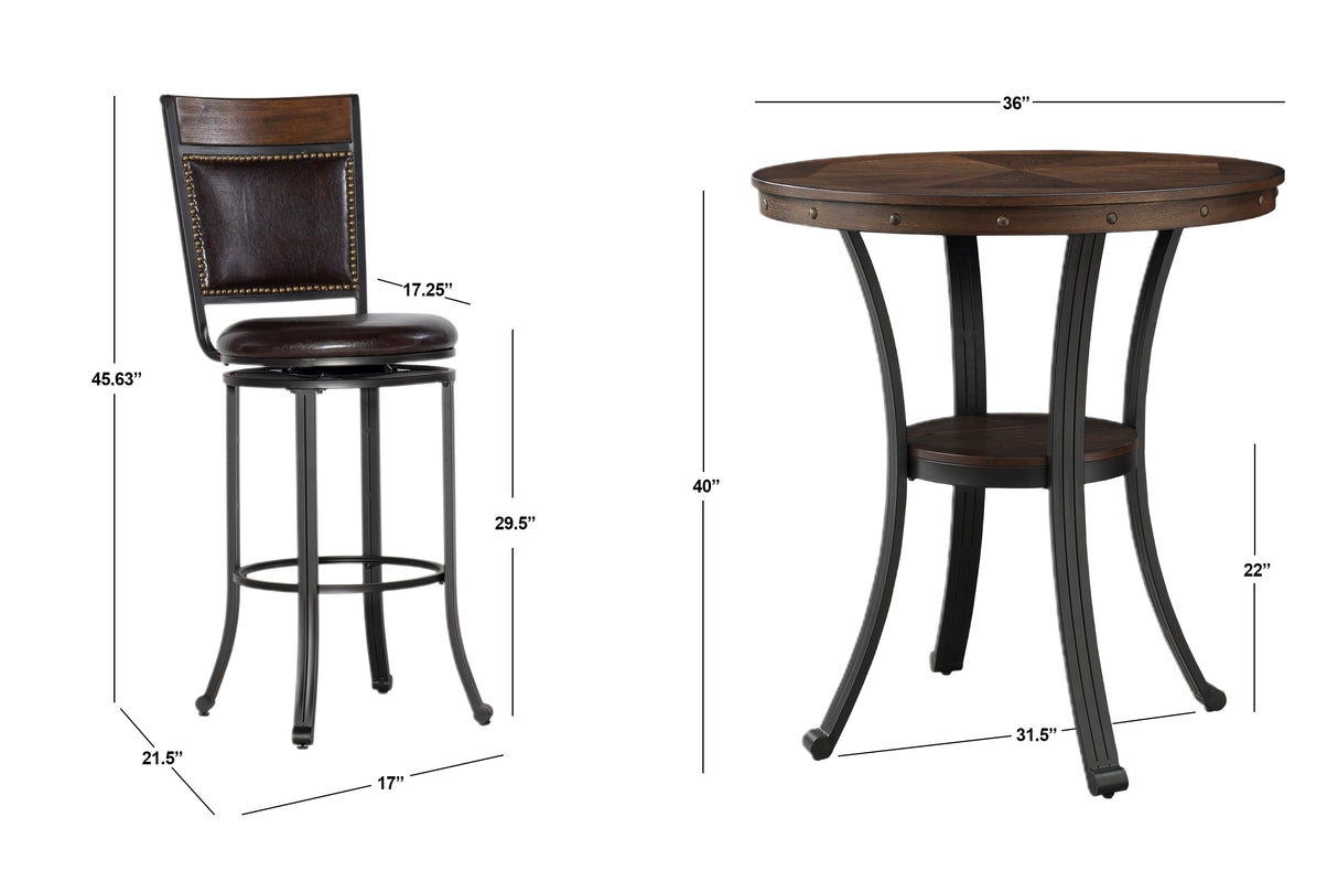 Franklin 3PC Pub Set