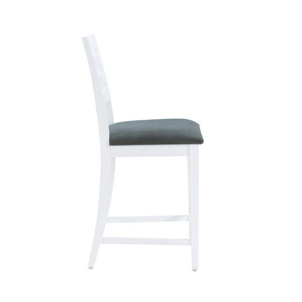 Felicia White Counter Stools (Set of 2)