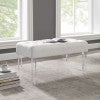 Ella Glitz Acrylic Leg Bench