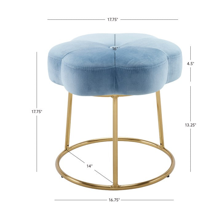 Flower Vanity Stool