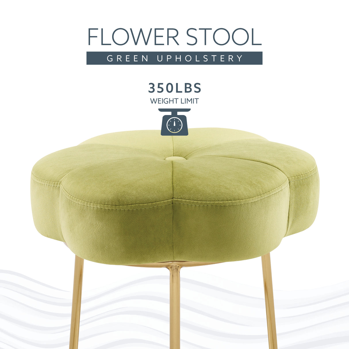 Flower Vanity Stool