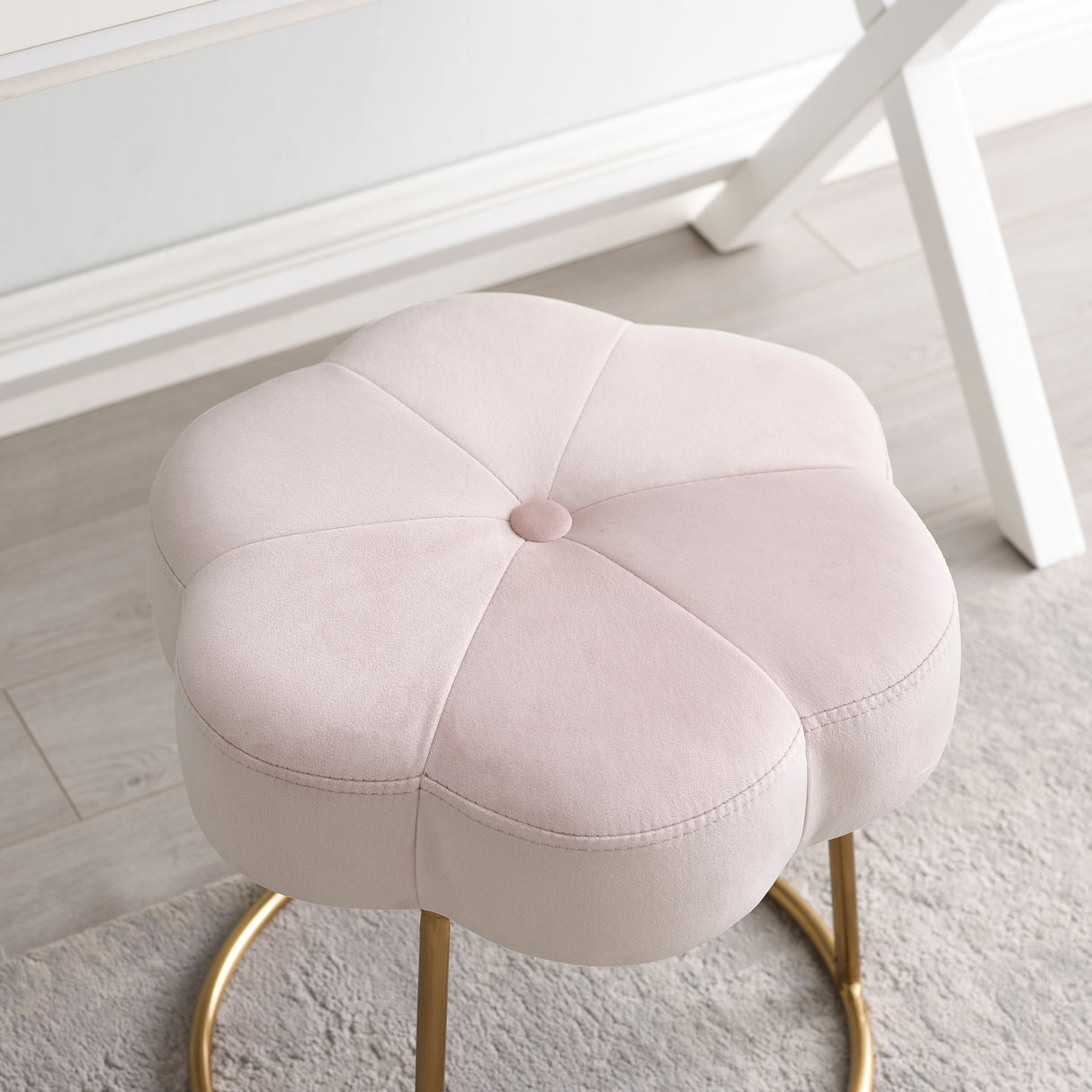 Flower Vanity Stool