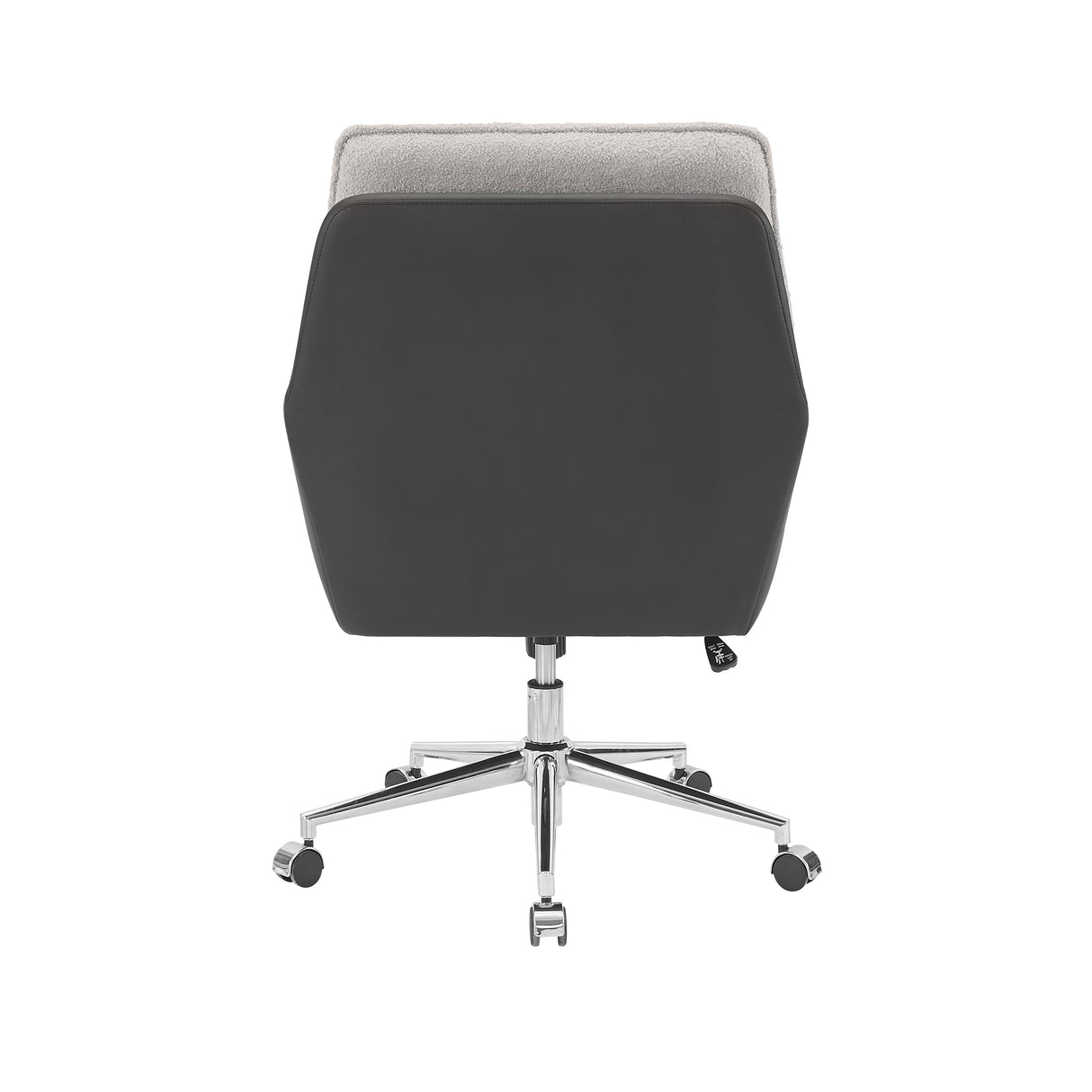 Maddie Black Gray Swivel Office Chair