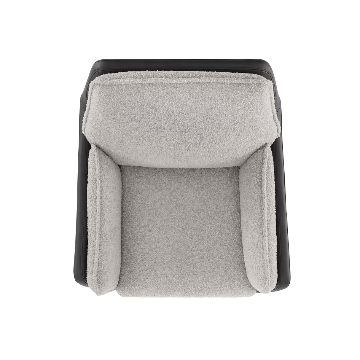 Maddie Black Gray Swivel Office Chair