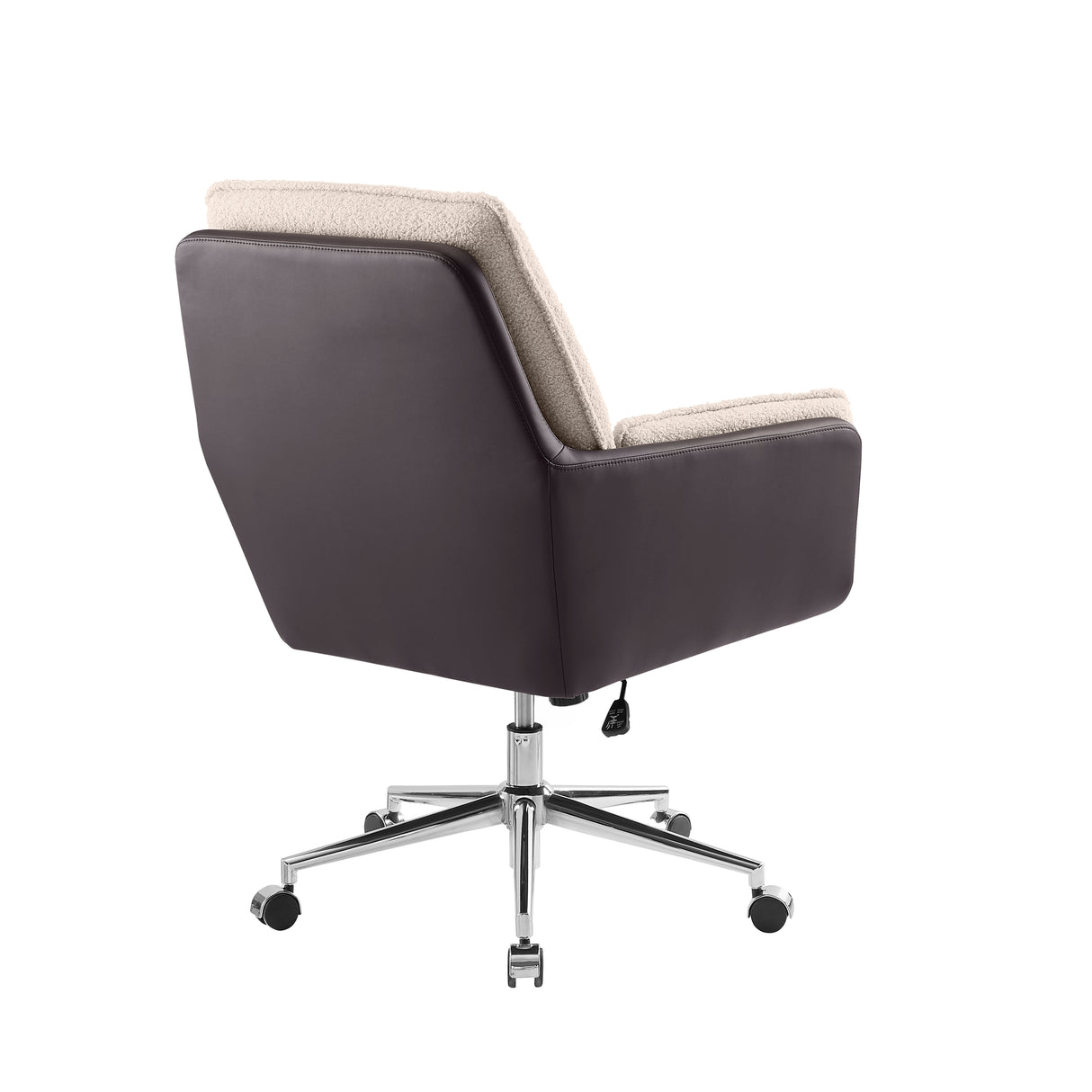 Maddie Black Gray Swivel Office Chair