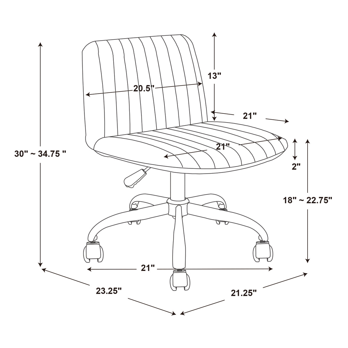 Savon Bone Office Chair
