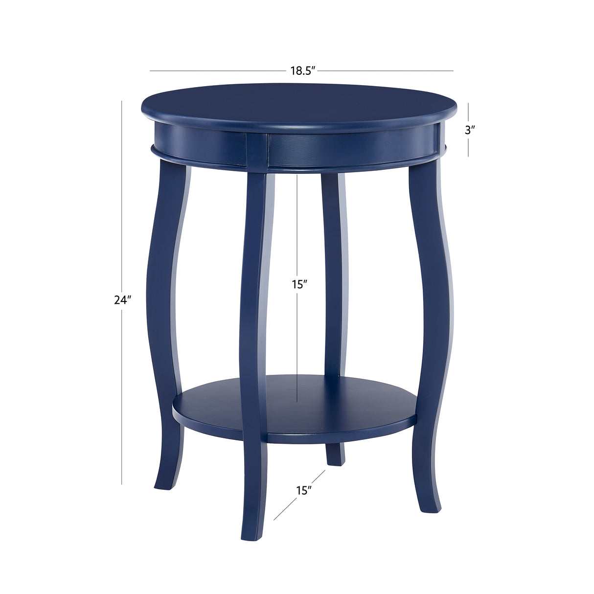 Rainbow Round Side Table