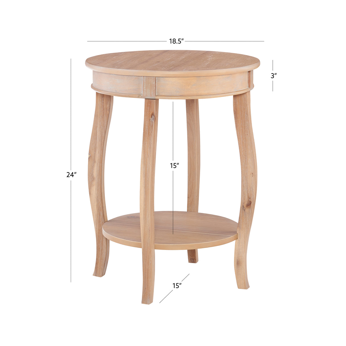 Rainbow Round Side Table