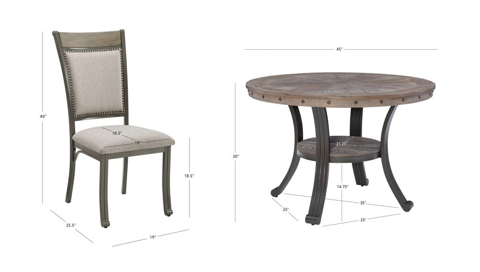 Franklin 5PC Dining Set