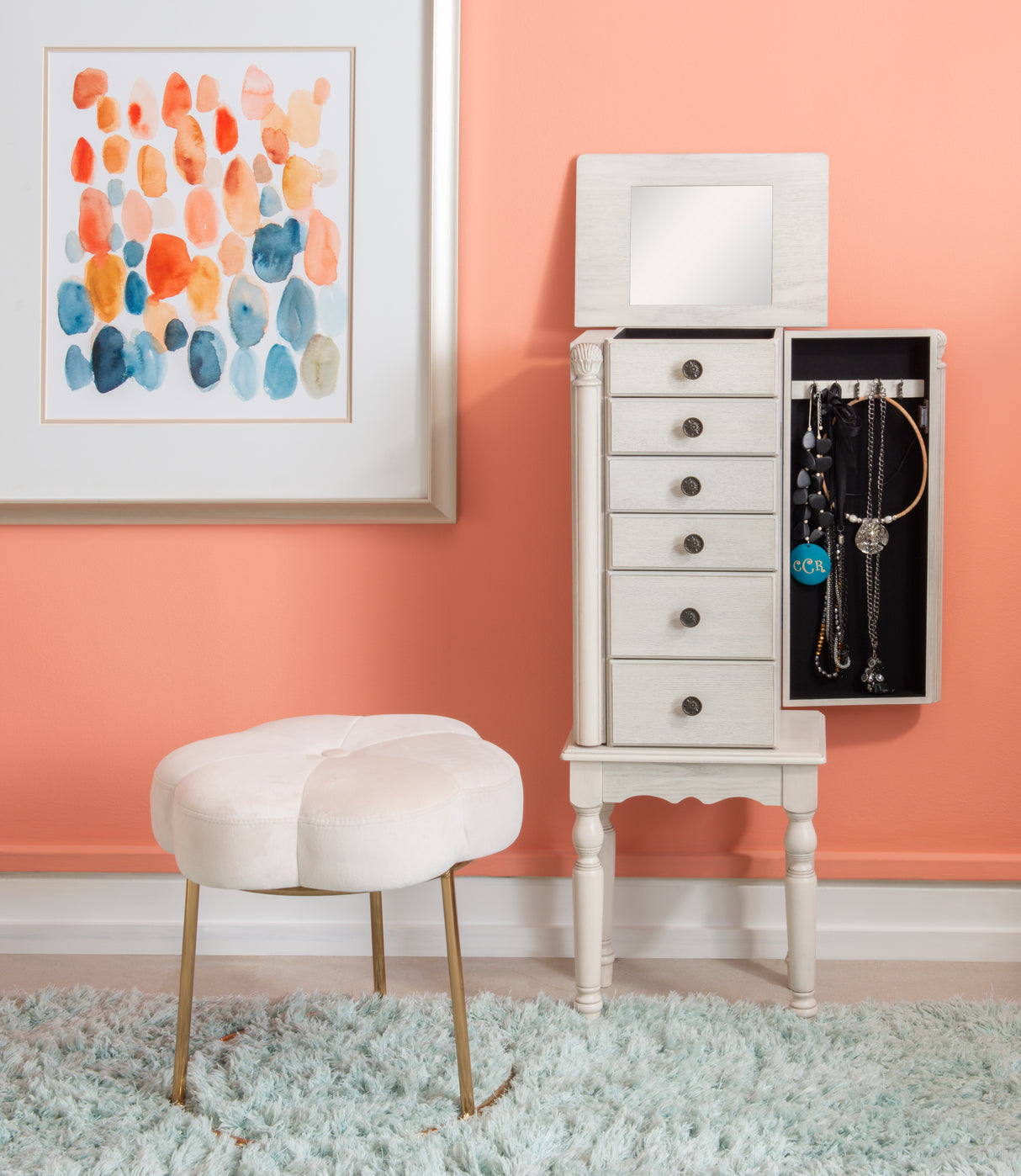 Ollie Jewelry Armoire