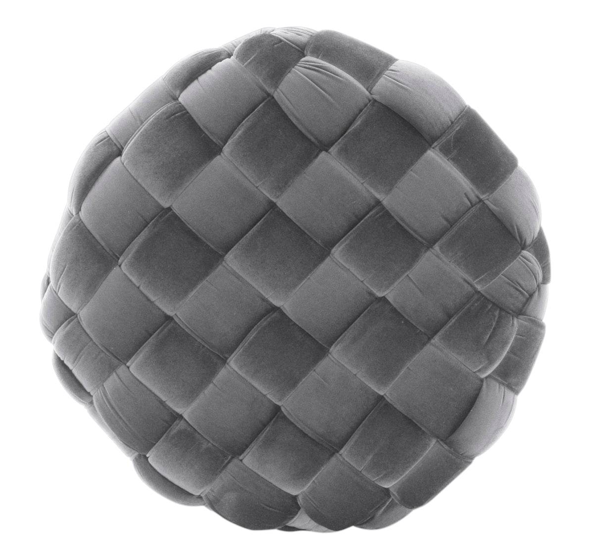 Scarlet Round Ottoman Stool