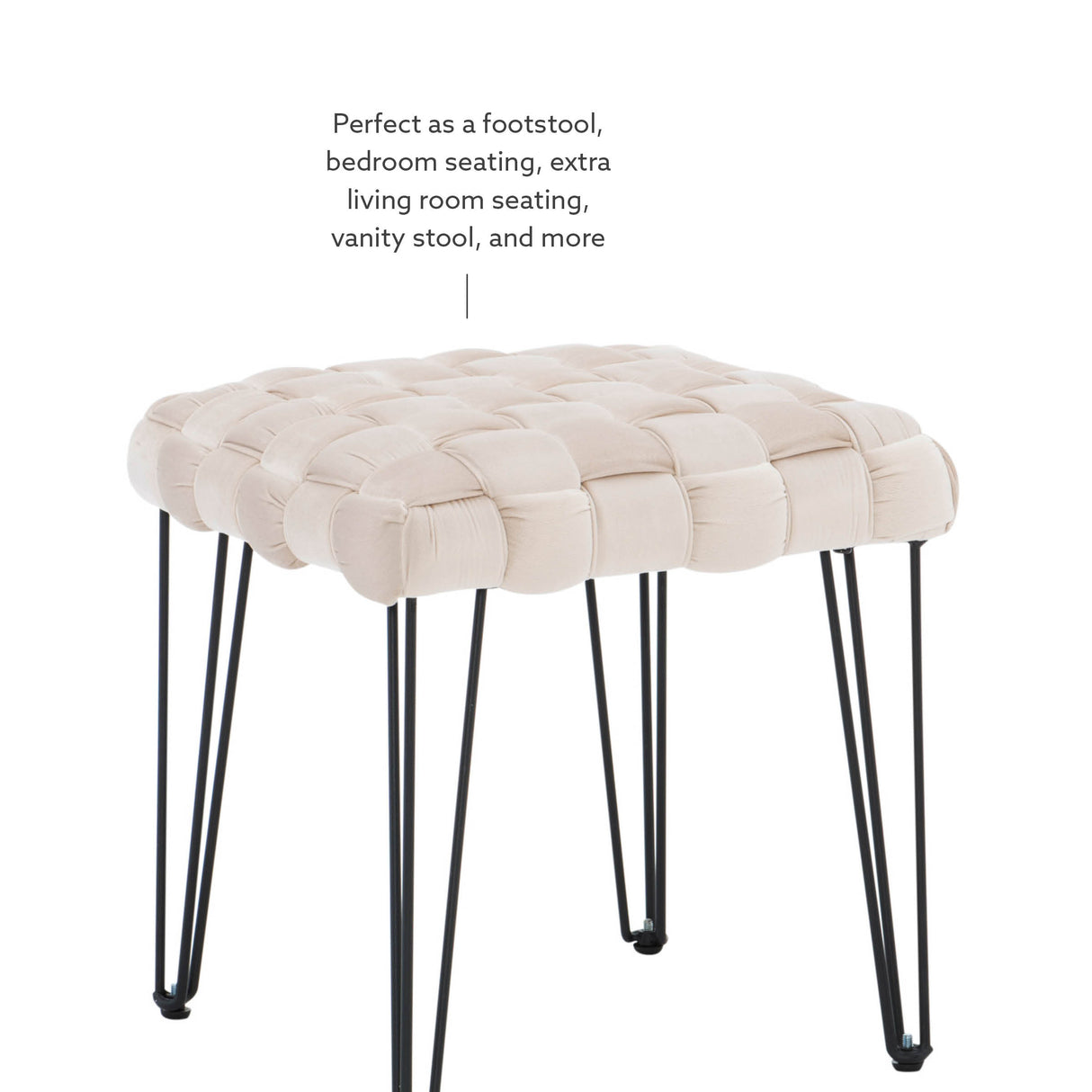 Neva Square Ottoman Stool