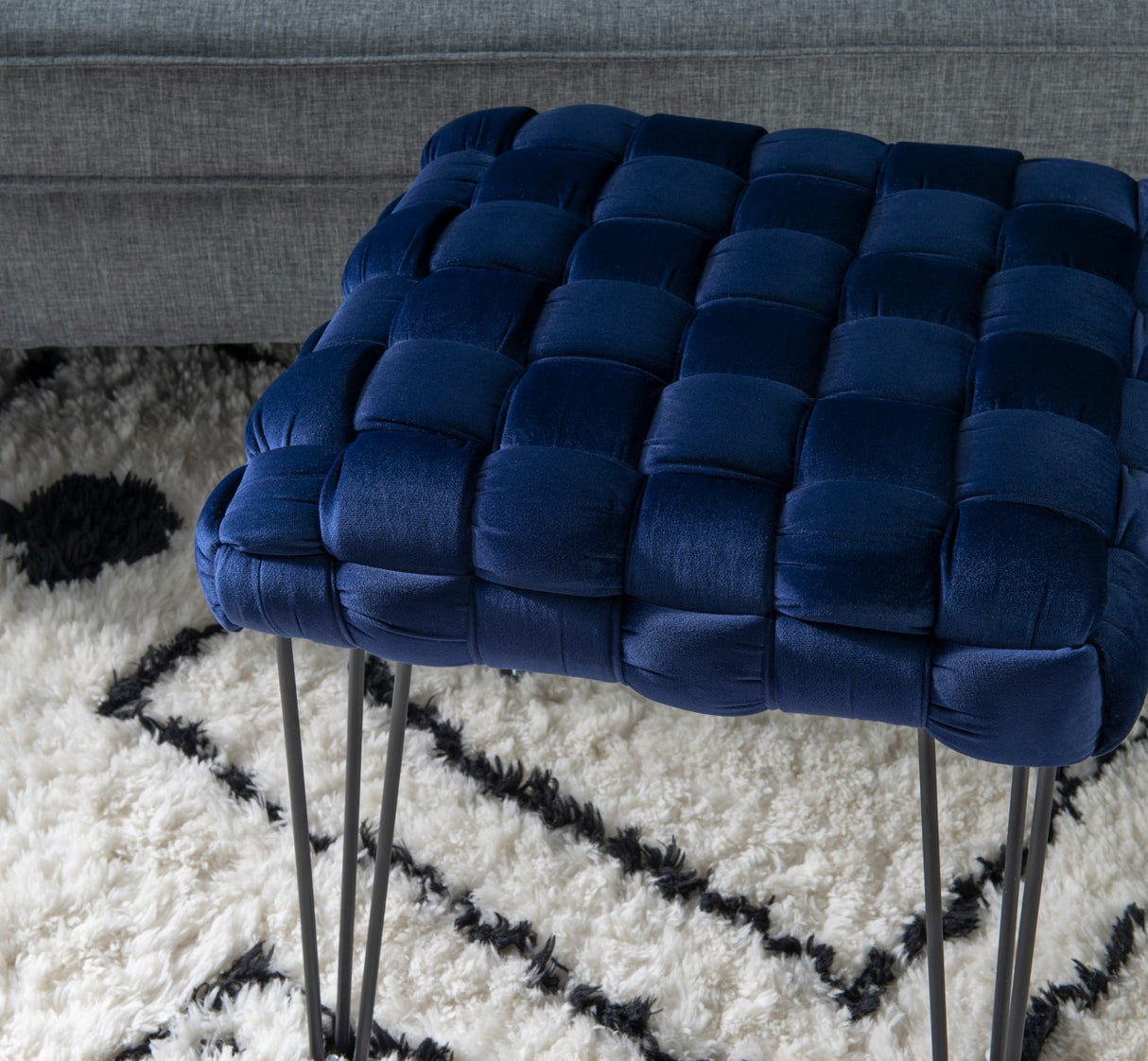 Neva Square Ottoman Stool