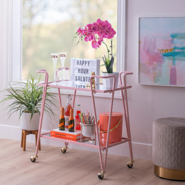 Ellie Metal Bar Cart