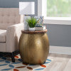 Dreyfus Drum Side Table With Storage