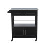 Cameron Kitchen Cart Granite Top