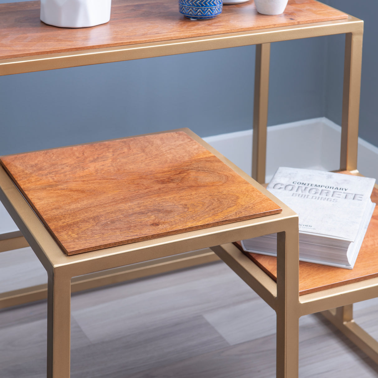 Cyndi 3 Tiered Plant Stand Side Table