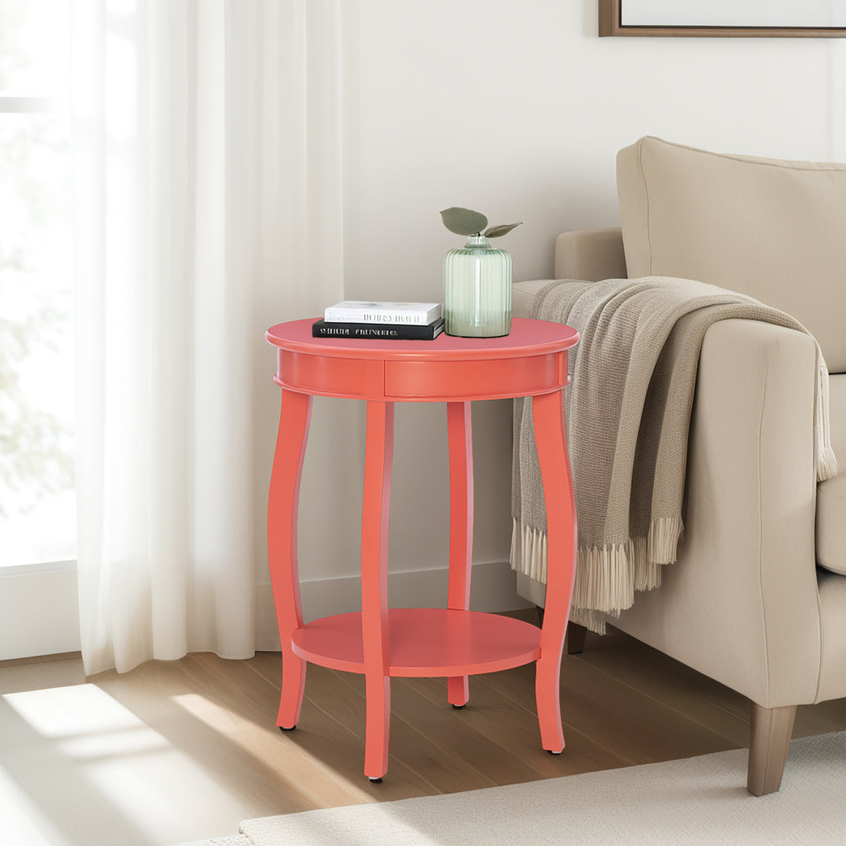 Rainbow Round Side Table