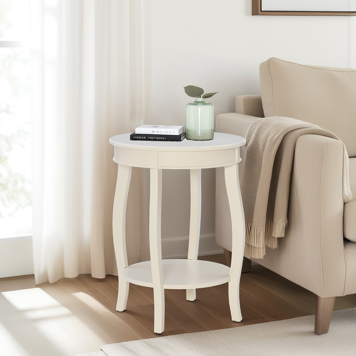 Rainbow Round Side Table