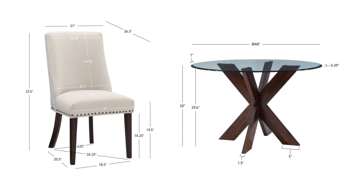 Auden 5 Piece Dining Set