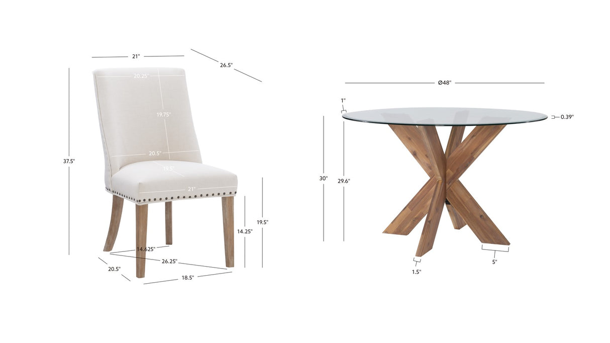 Auden 5 Piece Dining Set